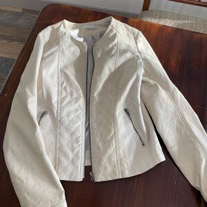 Promod Faux Leather Jacket. Size UK10